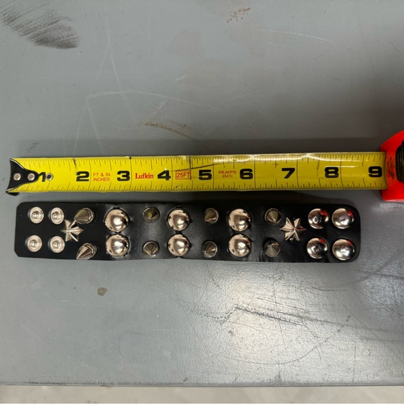 Lot of punk chokers collar and bracelets - 4 necklaces, 3 bracelets - Picture 6 of 15